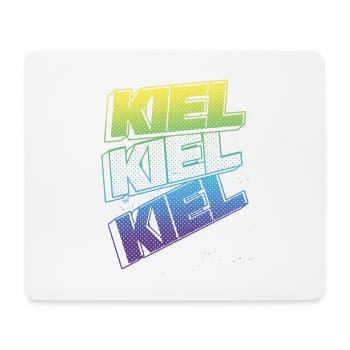 Kiel Germany City Font Skyline Home - Mouse Pad (horizontal) - white - Front