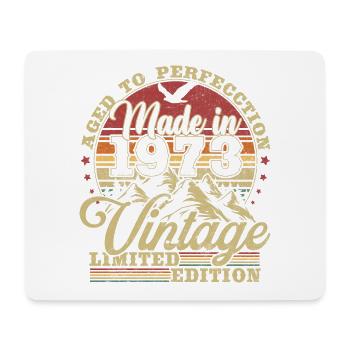 1973 Vintage Vintage Retro Geburtstagsgeschenk - Mousepad (Querformat) - Weiß - Vorne