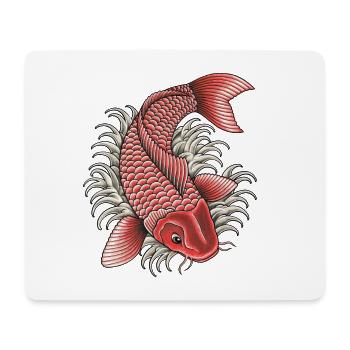 KOI TÄTOWIERUNG - Mousepad (Querformat) - Weiß - Vorne
