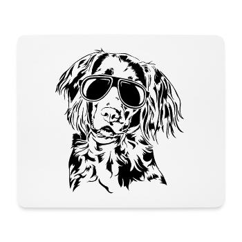 KLEINER MÜNSTERLÄNDER cool Sonnenbrille Wilsigns - Mousepad (Querformat) - Weiß - Vorne