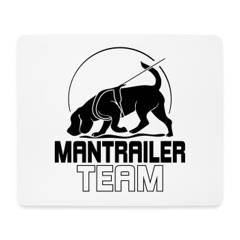 MANTRAILER TEAM Chien Sports Recherche Chien Chien Chien - Tapis de souris (format paysage) - blanc - Devant