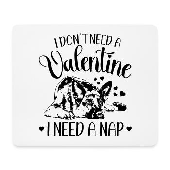 German Shepherd Valentine's Day Dogs Wilsigns - Mouse Pad (horizontal) - white - Front