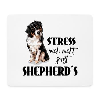 AUSTRALIAN SHEPHERD - Stress mich nicht - Mousepad (Querformat) - Weiß - Vorne