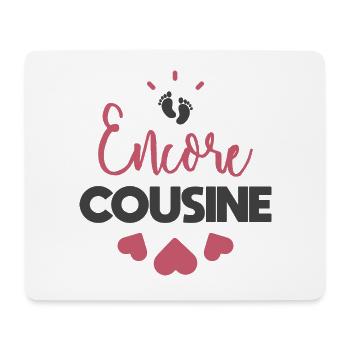Encore cousine - Tapis de souris (format paysage) - blanc - Devant