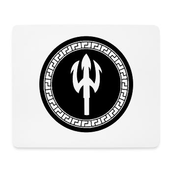 dreizack 001 - Mousepad (Querformat) - Weiß - Vorne