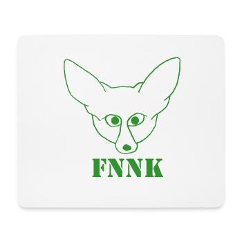 FNNK grün - Mousepad (Querformat) - Weiß - Vorne