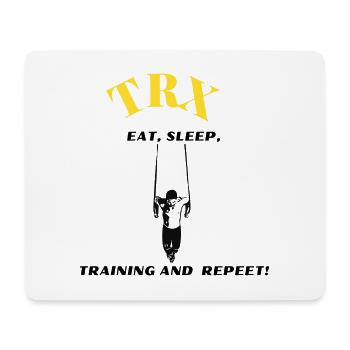 TRL Ringe Akrobatik Silhouette - Mousepad (Querformat) - Weiß - Vorne