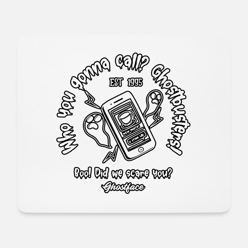 Who you gonna call? Ghostbusters! - Ghostface - Mousepad (Querformat) - Weiß