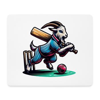 Goats Cricket Lover Sportsman Team Design - Mouse Pad (horizontal) - white - Front