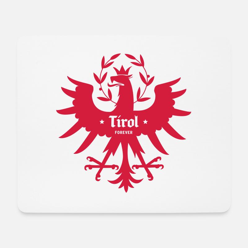 Tirol Forever - Mousepad (Querformat) - Weiß