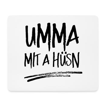 Bier Wien Österreich Bayern Dialekt Mundart - Mousepad (Querformat) - Weiß - Vorne