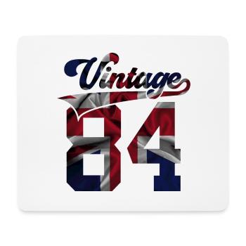 42ND BIRTHDAY UK VINTAGE 1984 - Mouse Pad (horizontal) - white - Front