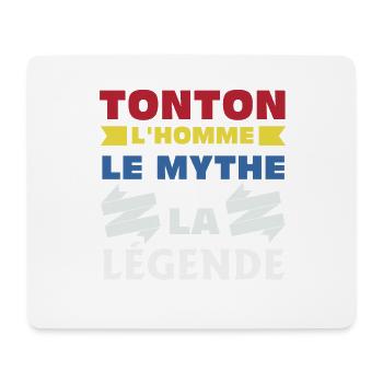 Cadeau Super Tonton Anniversaire Futur Tonton - Tapis de souris (format paysage) - blanc - Devant