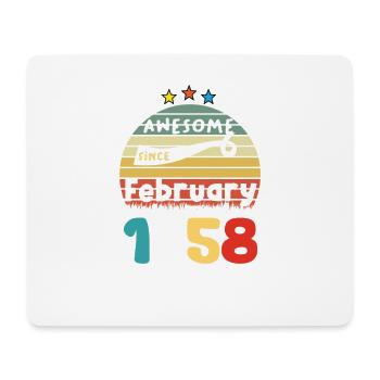 1958 Vintage Retro Jubiläum Limitierte Auflage - Mousepad (Querformat) - Weiß - Vorne