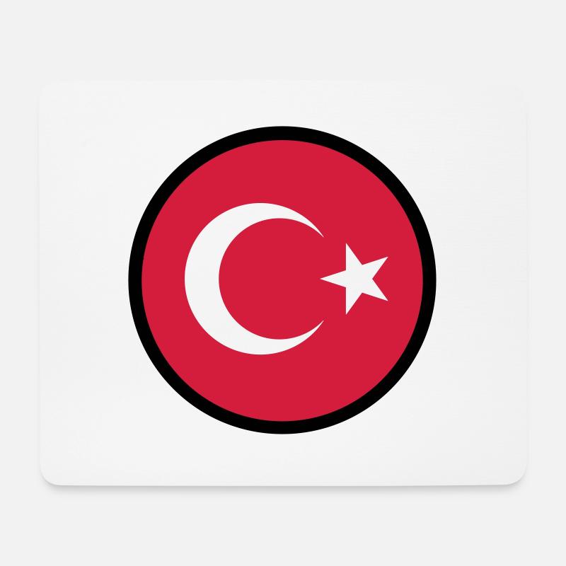 In einem Zeichen der Türkei - Mousepad (Querformat) - Weiß