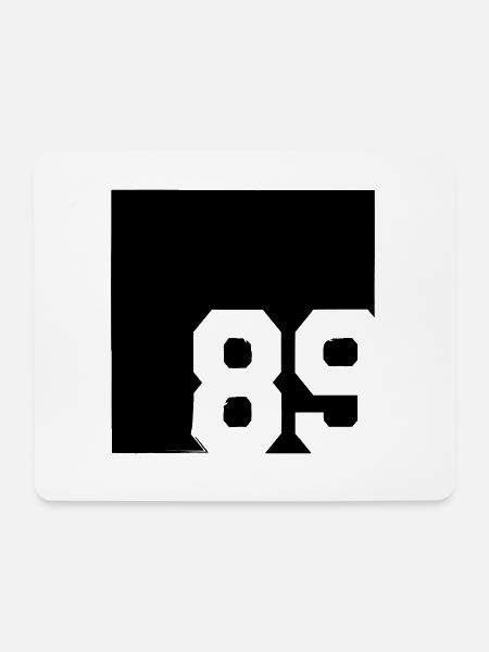 1989 - Mousepad (Querformat) - Weiß