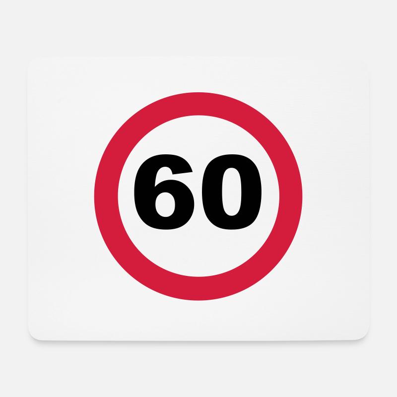 60th birthday - Mouse Pad (horizontal) - white