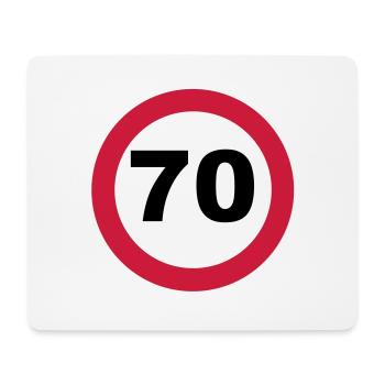 70th Birthday - Mouse Pad (horizontal) - white - Front