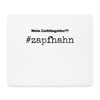 Mein Lieblingstier, mein Haustier ist der Zapfhahn - Mousepad (Querformat) - Weiß - Vorne
