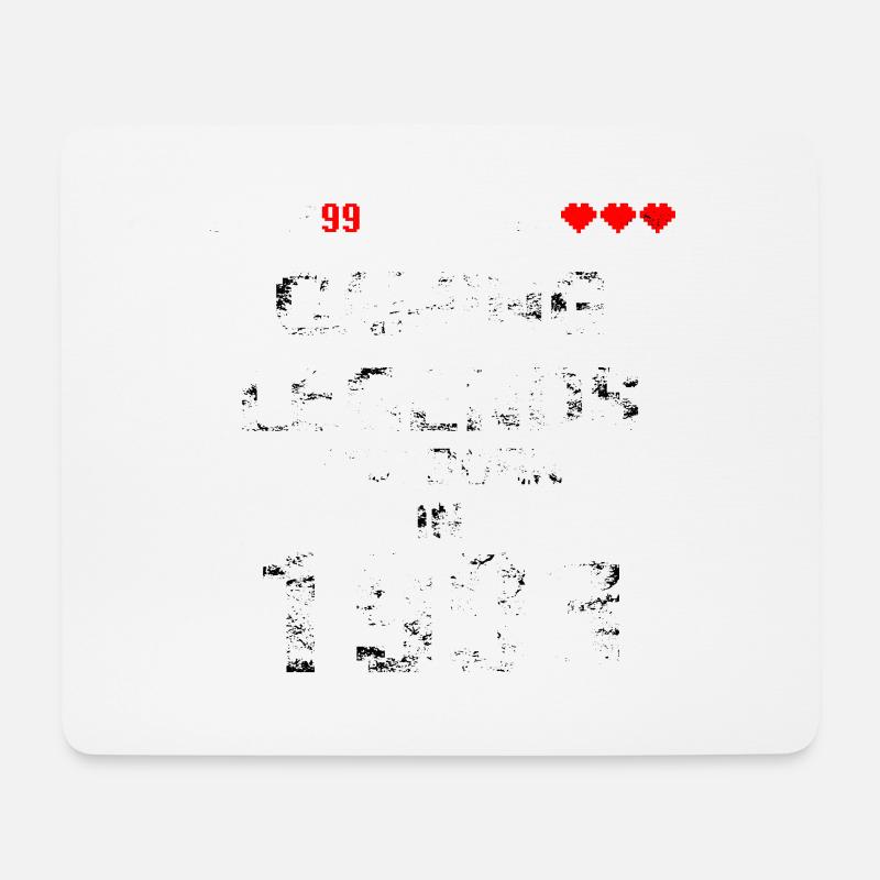 Gaming legend 1993 - Mousepad (Querformat) - Weiß
