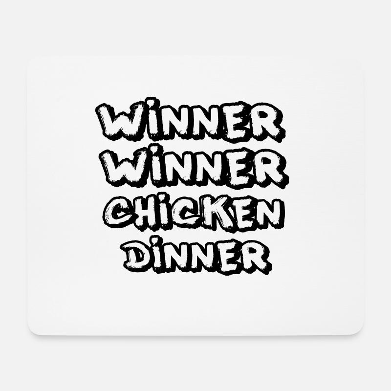 Winner WInner #1 - Mousepad (Querformat) - Weiß