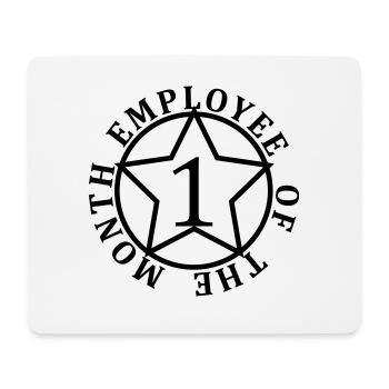Employee Of The Month - Mouse Pad (horizontal) - white - Front