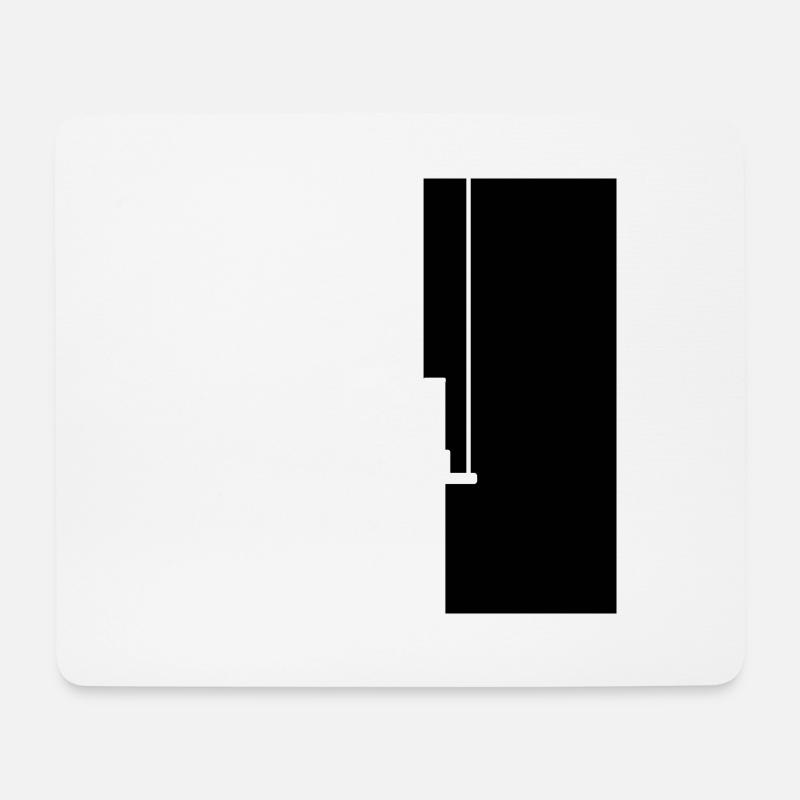 Der Maler - Mousepad (Querformat) - Weiß