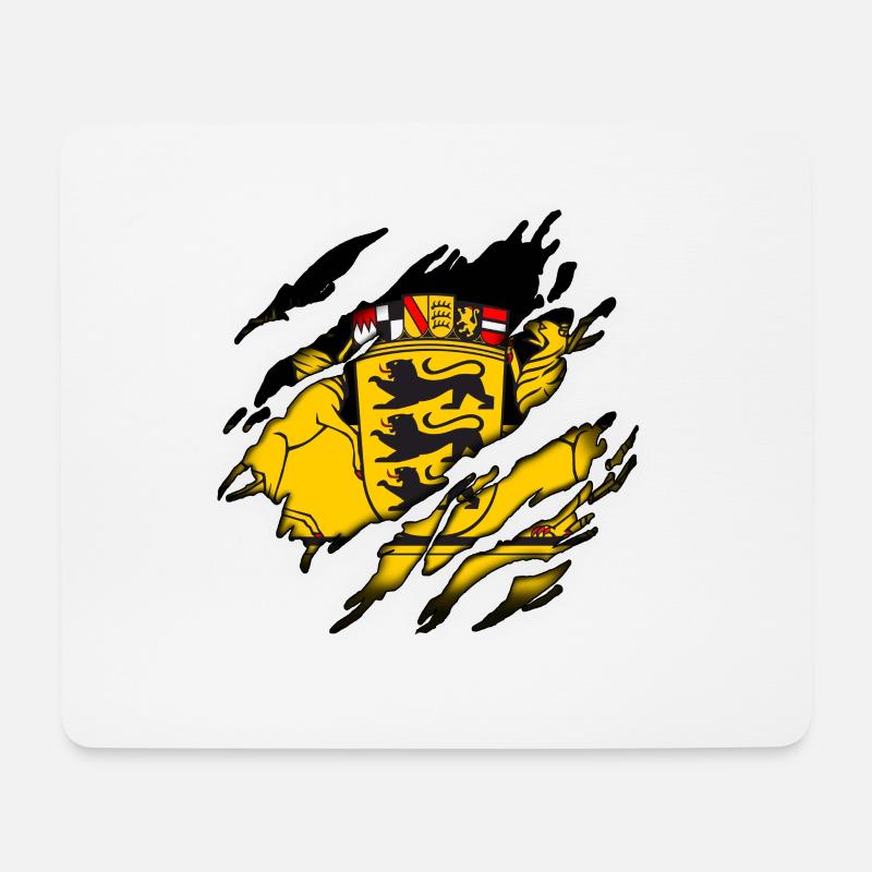 Baden-Württemberg in mir - Mousepad (Querformat) - Weiß