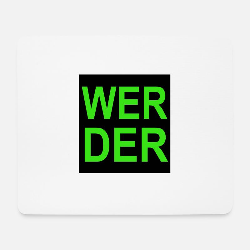 Werder - Mousepad (Querformat) - Weiß