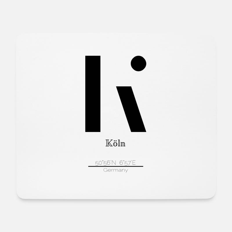 Köln - Mousepad (Querformat) - Weiß