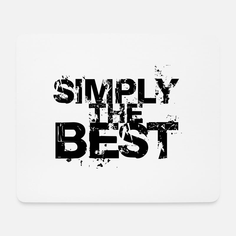 SimplyThe Best - Mousepad (Querformat) - Weiß