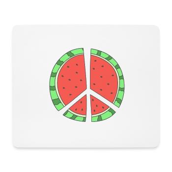 la paix Sandia - Tapis de souris (format paysage) - blanc - Devant