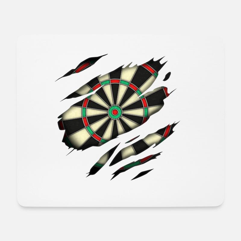 Dart 3 in mir - Mousepad (Querformat) - Weiß