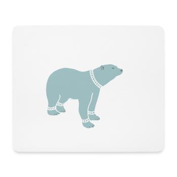 ESPACE OURS - Tapis de souris (format paysage) - blanc - Devant