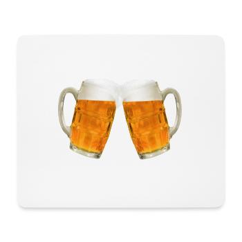 drink beer - München - Mousepad (Querformat) - Weiß - Vorne