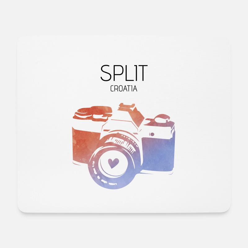 Split, Kroatien - Mousepad (Querformat) - Weiß
