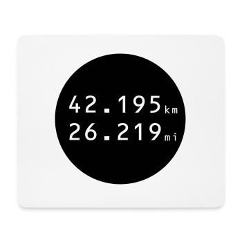 RUN - Mousepad (Querformat) - Weiß - Vorne
