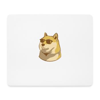 Cool dog with sunglasses - Success in 2018 - Mouse Pad (horizontal) - white - Front
