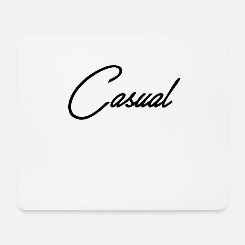 Casual - Mousepad (Querformat) - Weiß