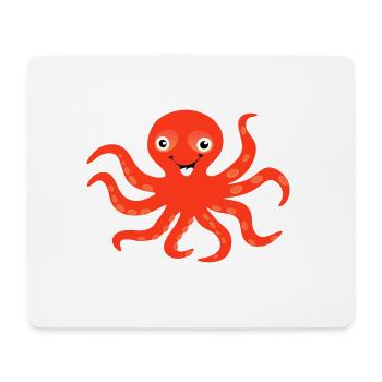 Kraken - Mousepad (Querformat) - Weiß - Vorne