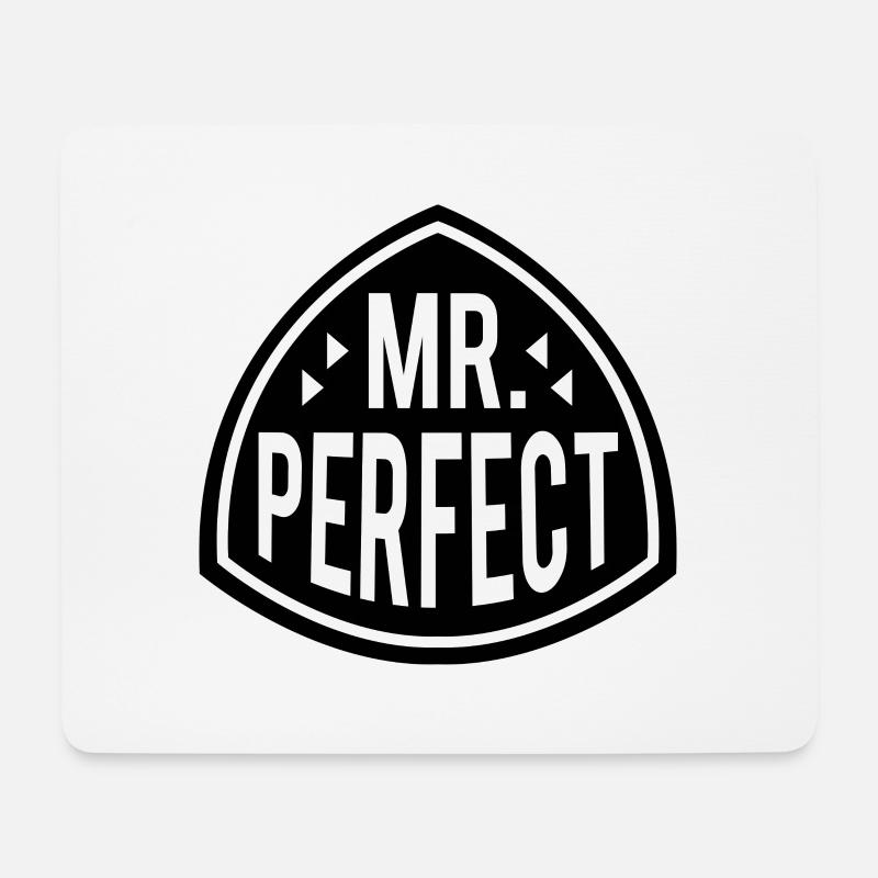 MR PERFECT - Mouse Pad (horizontal) - white
