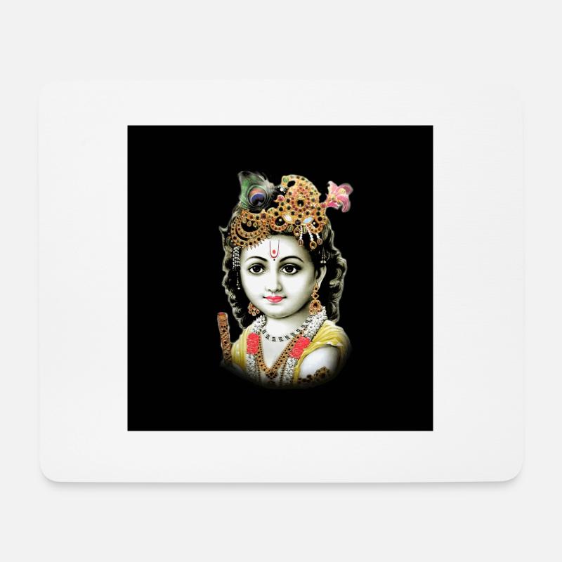 Krishna - Mouse Pad (horizontal) - white