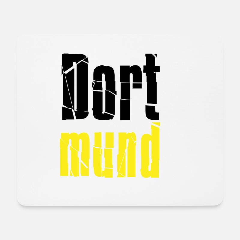 Dortmund - Mousepad (Querformat) - Weiß