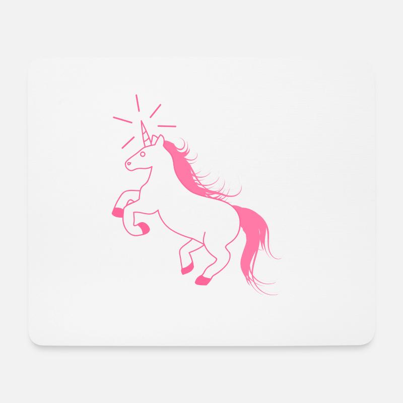 Amazing Unicorn - Das letzte Einhorn - Mousepad (Querformat) - Weiß