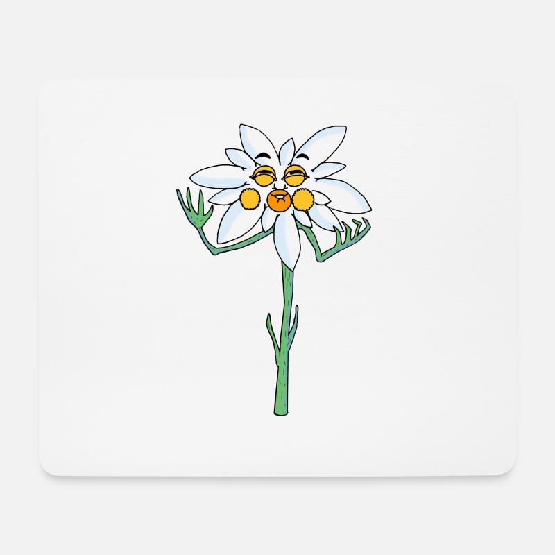 edelweiss - Mouse Pad (horizontal) - white
