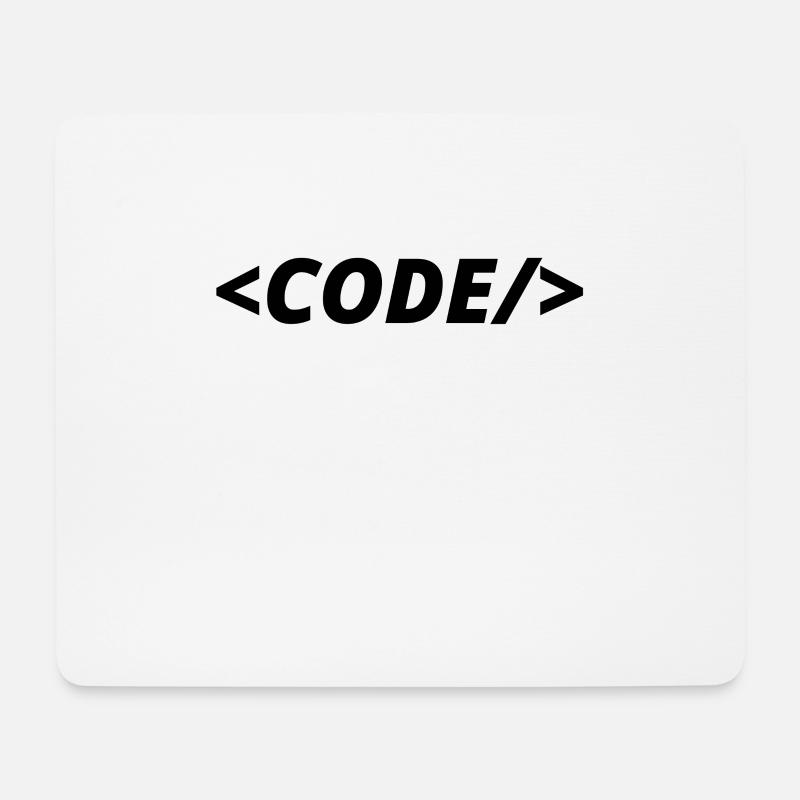 [Black] - Mouse Pad (horizontal) - white