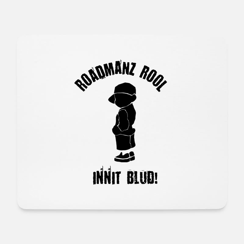 Roadmanz Rool - Innit Blud - Schwarz - Mousepad (Querformat) - Weiß