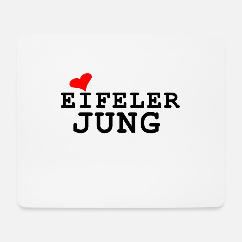 Eifeler Jung T-Shirts - Design | Eifeler Orginal - Mousepad (Querformat) - Weiß