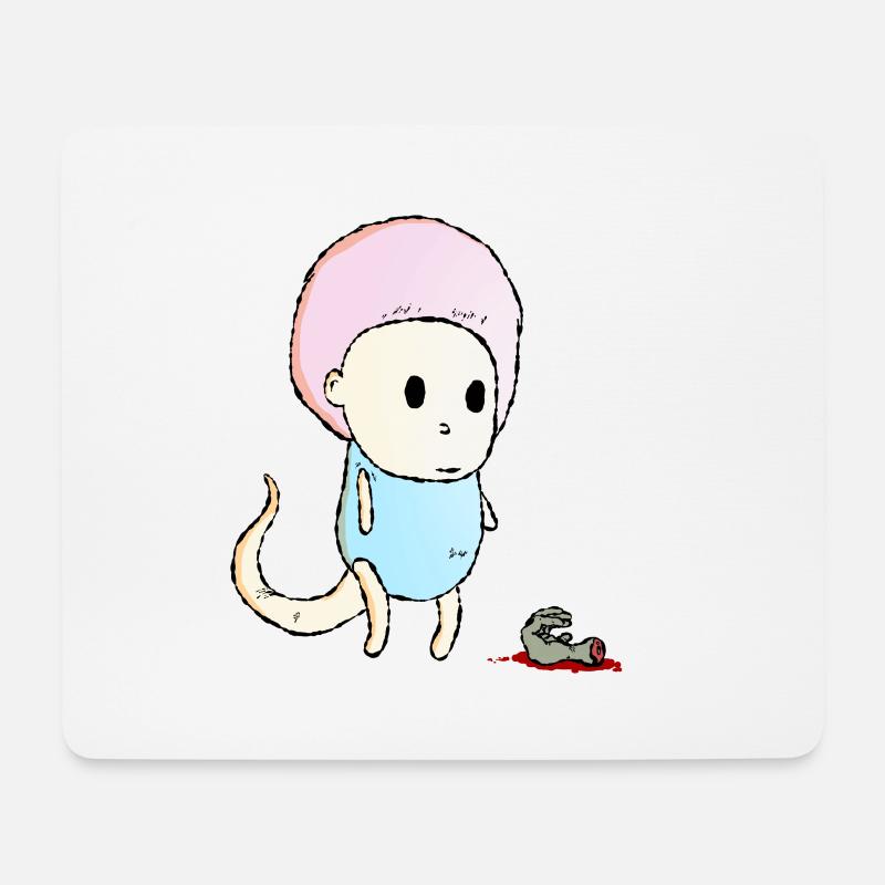 Achille Biseaud - Mouse Pad (horizontal) - white