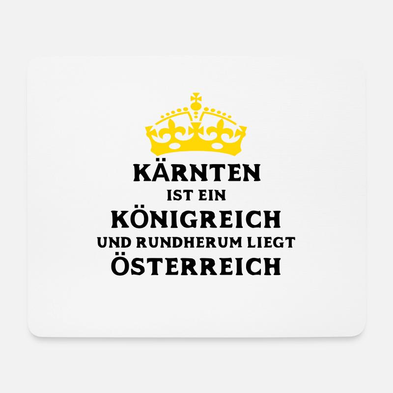 KÄRNTEN - Mousepad (Querformat) - Weiß